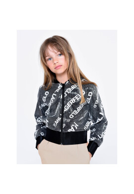 Karl Lagerfeld Kids Яке бомбър Z16148 D Черен Regular Fit - Pepit.bg