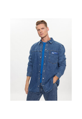 Karl Lagerfeld Jeans дънкова риза 231D1602 Син Regular Fit - Pepit.bg