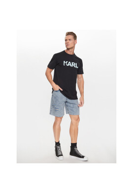 Karl Lagerfeld Jeans Дънкови шорти 231D1100 Син Relaxed Fit - Pepit.bg