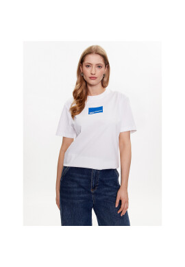 Karl Lagerfeld Jeans Тишърт 231J1706 Бял Regular Fit - Pepit.bg