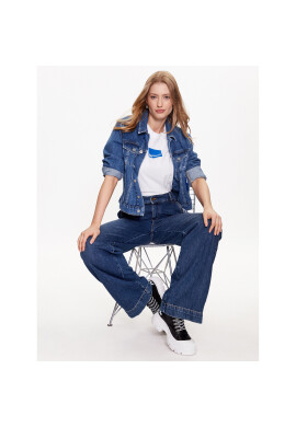 Karl Lagerfeld Jeans Тишърт 231J1706 Бял Regular Fit - Pepit.bg