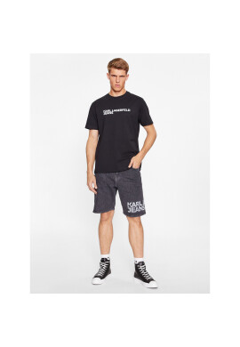 Karl Lagerfeld Jeans Тишърт 235D1707 Черен Regular Fit - Pepit.bg
