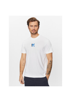 Karl Lagerfeld Jeans Тишърт 235D1709 Бял Regular Fit - Pepit.bg