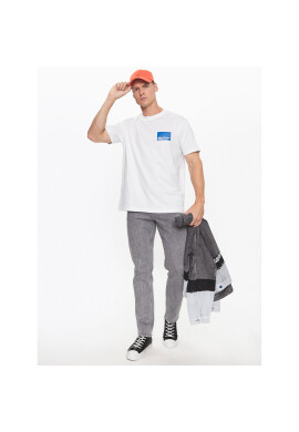 Karl Lagerfeld Jeans Тишърт Logo 231D1706 Бял Regular Fit - Pepit.bg