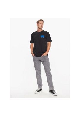 Karl Lagerfeld Jeans Тишърт Logo 231D1706 Черен Regular Fit - Pepit.bg
