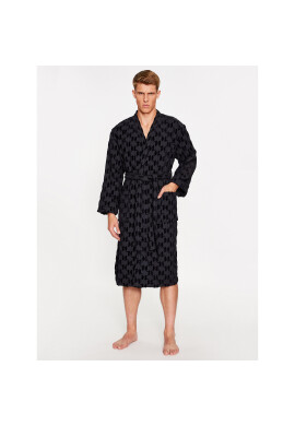 KARL LAGERFELD Халат Monogram Bathrobe 230M2180 Черен - Pepit.bg