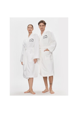 KARL LAGERFELD Халат Unisex 215M2180 Бял Regular Fit - Pepit.bg