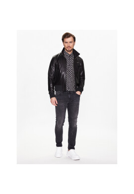 KARL LAGERFELD Кожено яке 555000 532403 Черен Regular Fit - Pepit.bg