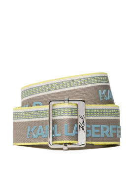 KARL LAGERFELD Мъжки колан 221W3154 Сив - Pepit.bg