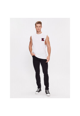 KARL LAGERFELD Мъжки топ 240M2203 Бял Regular Fit - Pepit.bg