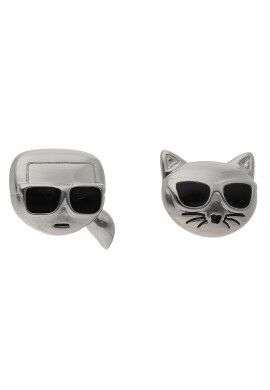 KARL LAGERFELD Обици 220W3906 Сребрист - Pepit.bg
