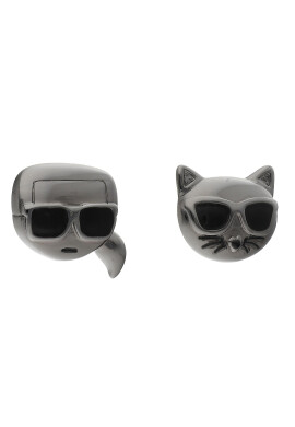 KARL LAGERFELD Обици 220W3906 Сребрист - Pepit.bg
