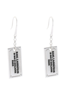 KARL LAGERFELD Обици 220W3912 Сребрист - Pepit.bg