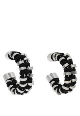 KARL LAGERFELD Обици 221W3920 Черен - Pepit.bg