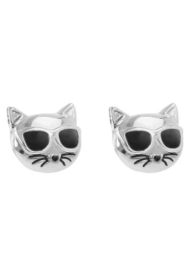 KARL LAGERFELD Обици 220W3880 Сребрист - Pepit.bg