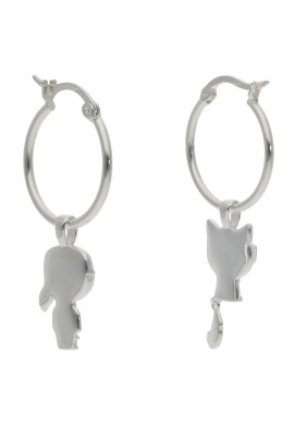 KARL LAGERFELD Обици 220W3909 Сребрист - Pepit.bg