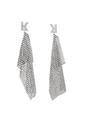 KARL LAGERFELD Обици 225W3923 Сребрист - Pepit.bg