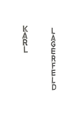 KARL LAGERFELD Обици 225W3949 Сребрист - Pepit.bg