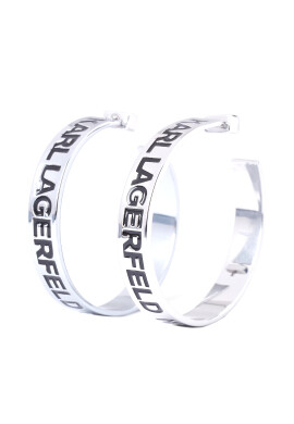 KARL LAGERFELD Обици 230W3922 Сребрист - Pepit.bg