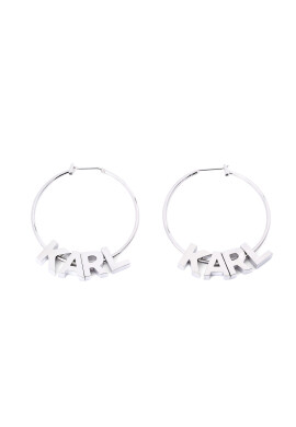 KARL LAGERFELD Обици 230W3938 Сребрист - Pepit.bg