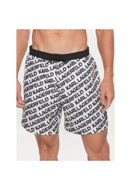 KARL LAGERFELD Плувни шорти 230M2203 Бял Regular Fit - Pepit.bg