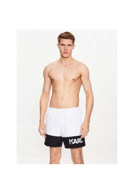 KARL LAGERFELD Плувни шорти 230M2206 Бял Regular Fit - Pepit.bg