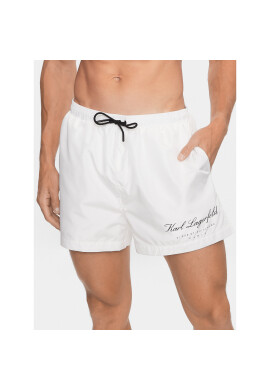 KARL LAGERFELD Плувни шорти 231M2203 Бял Regular Fit - Pepit.bg