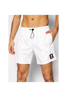 KARL LAGERFELD Плувни шорти Basic KL21MBM01 Бял Regular Fit - Pepit.bg