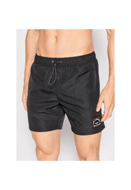 KARL LAGERFELD Плувни шорти Basic KL22MBM01 Черен Regular Fit - Pepit.bg