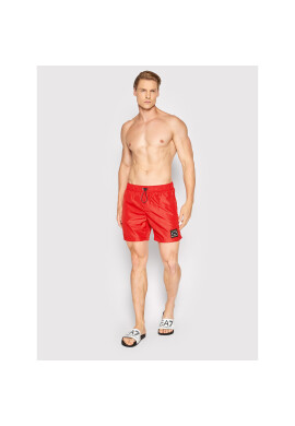 KARL LAGERFELD Плувни шорти Basic KL22MBM01 Червен Regular Fit - Pepit.bg