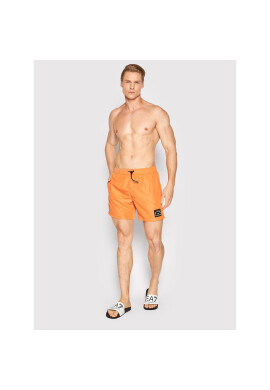 KARL LAGERFELD Плувни шорти Basic KL22MBM01 Оранжев Regular Fit - Pepit.bg