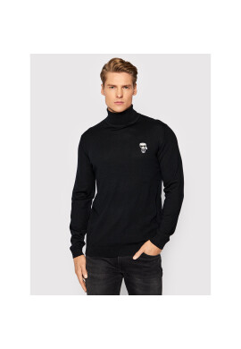 KARL LAGERFELD Поло 655014 512399 Черен Regular Fit - Pepit.bg
