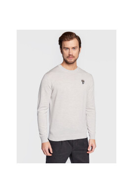 KARL LAGERFELD Пуловер 655013 524399 Сив Regular Fit - Pepit.bg