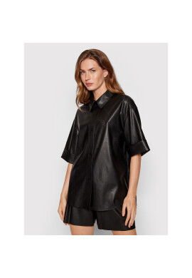 KARL LAGERFELD Риза 221W1610 Черен Regular Fit - Pepit.bg