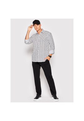 KARL LAGERFELD Риза 605000 521606 Бял Modern Fit - Pepit.bg