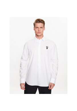 KARL LAGERFELD Риза 605911 532600 Бял Regular Fit - Pepit.bg