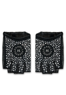 KARL LAGERFELD Ръкавици 235W3604 Черен - Pepit.bg