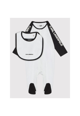 KARL LAGERFELD Ромпер Z98103 Бял Regular Fit - Pepit.bg