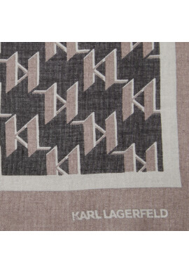 KARL LAGERFELD Шал 236W3313 Черен - Pepit.bg