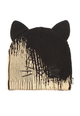 Karl Lagerfeld Kids Шапка Z11066 Черен - Pepit.bg
