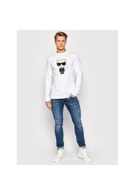 KARL LAGERFELD Сникърси KL52255 01W Бял - Pepit.bg