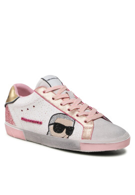 KARL LAGERFELD Сникърси KL60136G Бял - Pepit.bg
