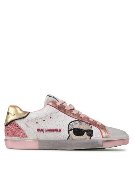 KARL LAGERFELD Сникърси KL60136G Бял - Pepit.bg