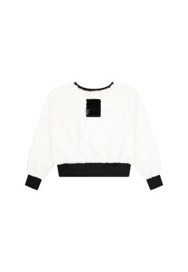 KARL LAGERFELD Суитшърт Z15405 D Бял Regular Fit - Pepit.bg