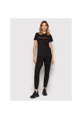 KARL LAGERFELD Тишърт 220W1704 Черен Regular Fit - Pepit.bg