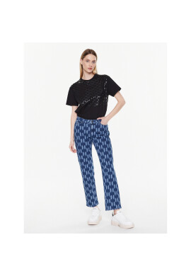 KARL LAGERFELD Тишърт 225W1702 Черен Regular Fit - Pepit.bg