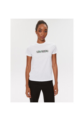 KARL LAGERFELD Тишърт 235W1726 Бял Regular Fit - Pepit.bg