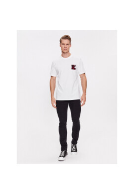 KARL LAGERFELD Тишърт 240M2204 Бял Regular Fit - Pepit.bg