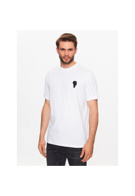 KARL LAGERFELD Тишърт 755026 532221 Бял Regular Fit - Pepit.bg