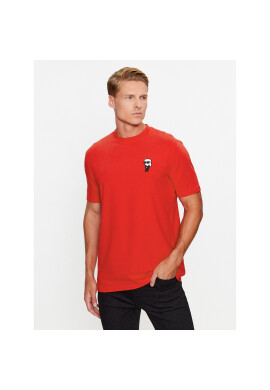 KARL LAGERFELD Тишърт 755027 534221 Червен Regular Fit - Pepit.bg